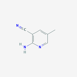 molecular formula C7H7N3 B1282199 2-Amino-5-methylnicotinonitrile CAS No. 38076-78-7
