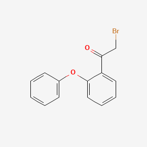 molecular formula C14H11BrO2 B1282201 2-溴-1-(2-苯氧基苯基)乙酮 CAS No. 94402-42-3