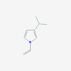 molecular formula C9H13N B128221 1-Ethenyl-3-propan-2-ylpyrrole CAS No. 151449-70-6