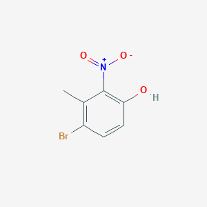 molecular formula C7H6BrNO3 B1282212 4-Bromo-3-methyl-2-nitrophenol CAS No. 85598-12-5