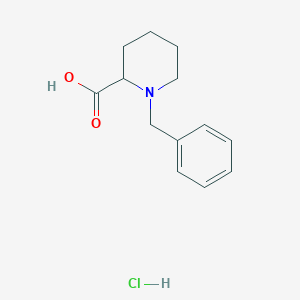 molecular formula C13H18ClNO2 B1282216 1-Benzylpiperidine-2-carboxylic acid hydrochloride CAS No. 66120-28-3