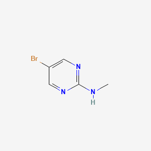 molecular formula C5H6BrN3 B1282221 5-溴-N-甲基嘧啶-2-胺 CAS No. 31402-54-7