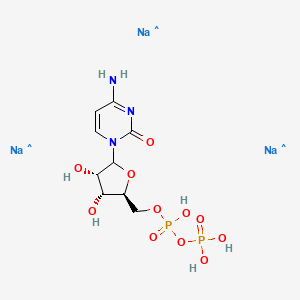 molecular formula C9H15N3Na3O11P2 B12822295 CID 123133820 