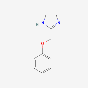 molecular formula C10H10N2O B12822323 2-(phenoxymethyl)-1H-imidazole 