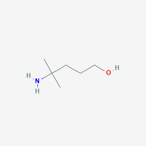 molecular formula C6H15NO B1282244 4-Amino-4-methylpentan-1-ol CAS No. 85054-53-1