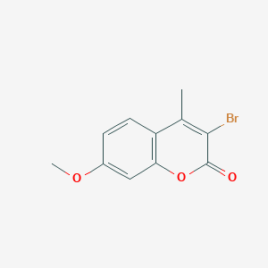 molecular formula C11H9BrO3 B1282246 3-bromo-7-methoxy-4-methyl-2H-chromen-2-one CAS No. 75908-67-7