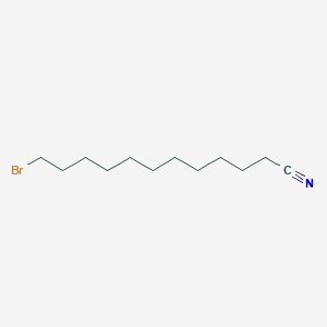 molecular formula C12H22BrN B1282250 12-Bromododecanenitrile CAS No. 54863-47-7