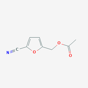 molecular formula C8H7NO3 B1282252 (5-Cyanofuran-2-yl)methyl acetate CAS No. 89149-68-8