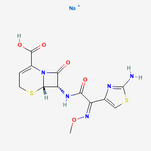 molecular formula C13H13N5NaO5S2 B12822707 CID 123134025 