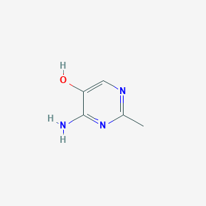 molecular formula C5H7N3O B1282271 4-Amino-2-methylpyrimidin-5-ol CAS No. 20783-19-1