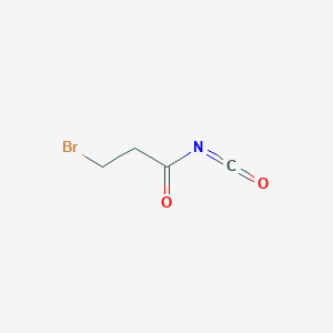 molecular formula C4H4BrNO2 B1282277 3-Bromopropanoyl isocyanate CAS No. 18926-24-4