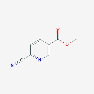 molecular formula C8H6N2O2 B1282292 6-氰基吡啶-3-甲酸甲酯 CAS No. 89809-65-4