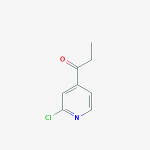 molecular formula C8H8ClNO B1282293 2-Chloro-4-propionylpyridine CAS No. 87121-53-7