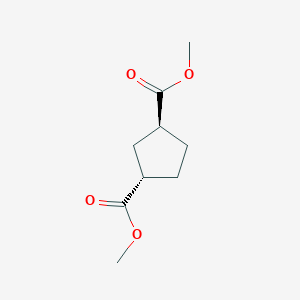 molecular formula C9H14O4 B12822949 Dimethyl (1S,3S)-cyclopentane-1,3-dicarboxylate 