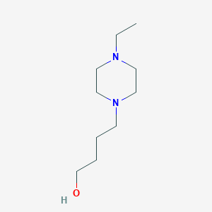 molecular formula C10H22N2O B012823 4-(4-Ethylpiperazin-1-yl)butan-1-ol CAS No. 110439-00-4