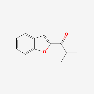 molecular formula C12H12O2 B1282302 1-(1-苯并呋喃-2-基)-2-甲基丙酮 CAS No. 91420-41-6