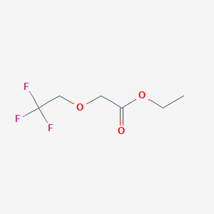 molecular formula C6H9F3O3 B1282304 2-(2,2,2-三氟乙氧基)乙酸乙酯 CAS No. 88383-15-7