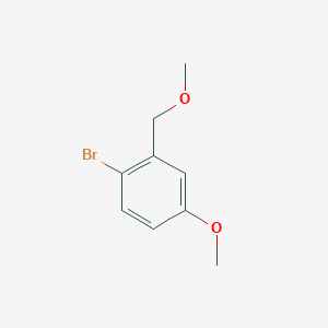 molecular formula C9H11BrO2 B1282315 1-溴-4-甲氧基-2-(甲氧基甲基)苯 CAS No. 94527-39-6