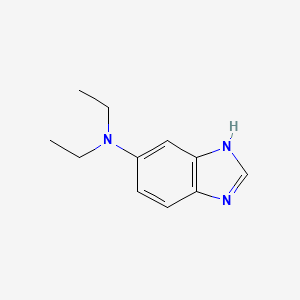 molecular formula C11H15N3 B12823173 N,N-Diethyl-1H-benzo[d]imidazol-6-amine 