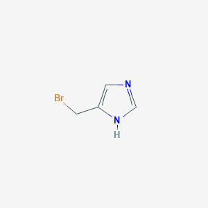 molecular formula C4H5BrN2 B1282322 4-(Bromomethyl)-1H-imidazole CAS No. 80733-10-4