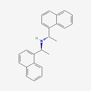 molecular formula C24H23N B12823305 (S)-Bis((S)-1-(naphthalen-1-yl)ethyl)amine 
