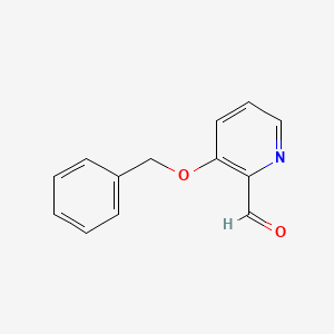 molecular formula C13H11NO2 B1282336 3-(苄氧基)吡啶甲醛 CAS No. 94454-57-6