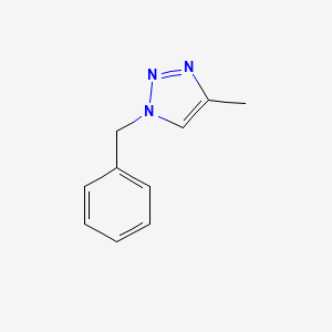 molecular formula C10H11N3 B1282339 1-Benzyl-4-methyl-1H-1,2,3-triazole CAS No. 91258-00-3