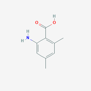 molecular formula C9H11NO2 B1282344 2-氨基-4,6-二甲基苯甲酸 CAS No. 90321-33-8