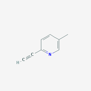 molecular formula C8H7N B1282359 2-Ethynyl-5-methylpyridine CAS No. 30413-61-7