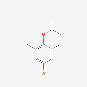 molecular formula C11H15BrO B1282362 5-Bromo-2-isopropoxy-1,3-dimethylbenzene CAS No. 95717-61-6