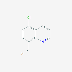 molecular formula C10H7BrClN B1282374 8-(溴甲基)-5-氯喹啉 CAS No. 88474-19-5