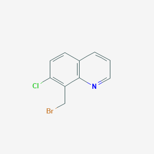 B1282375 8-(Bromomethyl)-7-chloroquinoline CAS No. 84163-79-1