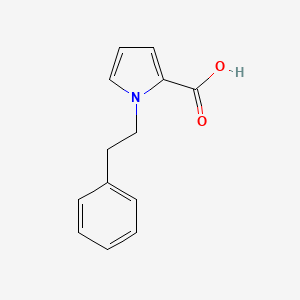 molecular formula C13H13NO2 B1282377 1-(2-phenylethyl)-1H-pyrrole-2-carboxylic acid CAS No. 62541-29-1