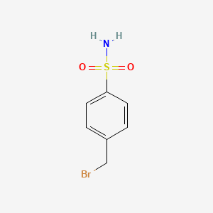 molecular formula C7H8BrNO2S B1282379 4-(Bromomethyl)benzenesulfonamide CAS No. 40724-47-8