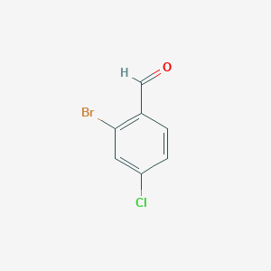 molecular formula C7H4BrClO B1282380 2-Bromo-4-chlorobenzaldehyde CAS No. 84459-33-6