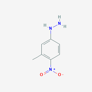 molecular formula C7H9N3O2 B1282384 (3-Methyl-4-nitrophenyl)hydrazine CAS No. 91527-90-1