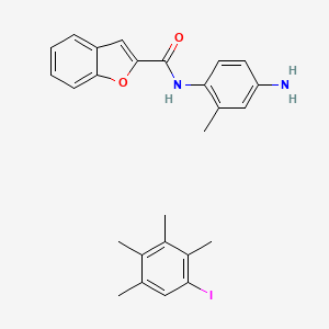 molecular formula C26H27IN2O2 B12823892 Benzofuran-2-carboxylic axid (4-amino-2-methyl-phenyl)-amine 