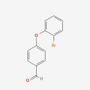molecular formula C13H9BrO2 B1282400 4-(2-Bromophenoxy)benzaldehyde CAS No. 86607-73-0