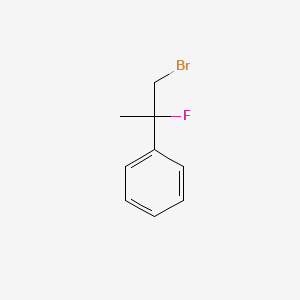 molecular formula C9H10BrF B1282404 (1-Bromo-2-fluoropropan-2-yl)benzene CAS No. 59974-27-5
