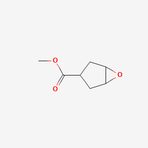 molecular formula C7H10O3 B1282408 Methyl 6-oxabicyclo[3.1.0]hexane-3-carboxylate CAS No. 365996-95-8