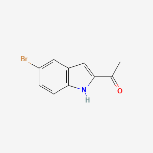 molecular formula C10H8BrNO B1282417 1-(5-bromo-1H-indol-2-yl)Ethanone CAS No. 89671-83-0