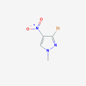molecular formula C4H4BrN3O2 B1282418 3-Bromo-1-methyl-4-nitro-1H-pyrazole CAS No. 89607-15-8