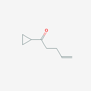 molecular formula C8H12O B1282431 1-Cyclopropylpent-4-en-1-one CAS No. 31594-49-7