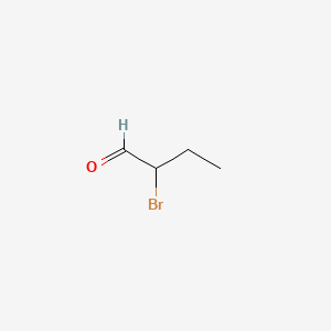 molecular formula C4H7BrO B1282435 2-Bromobutanal CAS No. 24764-97-4