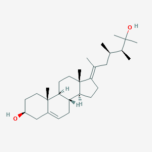 molecular formula C29H48O2 B128244 25-Hydroxysarcosterol CAS No. 153444-87-2