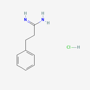 molecular formula C9H13ClN2 B1282441 3-Phenylpropanimidamide hydrochloride CAS No. 24441-89-2