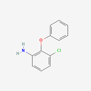 molecular formula C12H10ClNO B1282452 3-氯-2-苯氧基苯胺 CAS No. 3169-75-3
