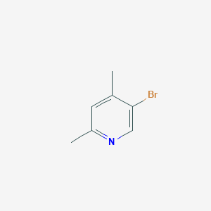 molecular formula C7H8BrN B1282459 5-Bromo-2,4-dimethylpyridine CAS No. 27063-92-9