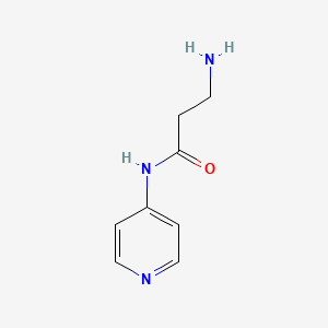 molecular formula C8H11N3O B1282474 3-Amino-N-(pyridin-4-yl)propanamide 