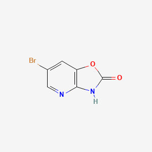 molecular formula C6H3BrN2O2 B1282476 6-Bromo-3H-oxazolo[4,5-b]pyridin-2-one CAS No. 21594-52-5